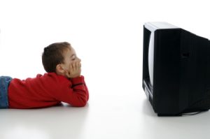 kids watch TV